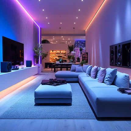 RGB+CCT LED Strip 24W/roll  785LM/roll  Remote control (20PCS).