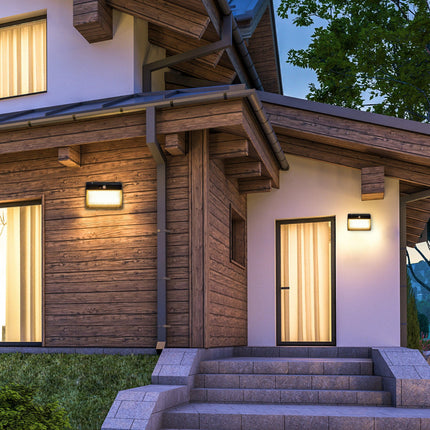 Solar Led Wall Light With Sensor 6W 600LM.