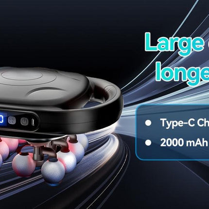 9 Massage Modes 30 Intensity Levels High Power Deep Tissue Massager Muscle Awakening Relaxation and Recovery Portable Muscle Gun for Fitness.