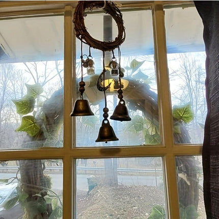 Bell Door Handle Protector Pendant, Vine-style Wind Chime, Witch Prayer Crystal Wind Chime, Home Decor.