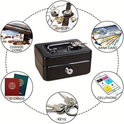 Portable & Secure, Ready to Use — Commercial Mobile Cash Drawer.