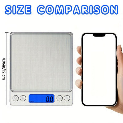 Food Scale, Kitchen Scale — Digital Weight Display in Grams and Ounces, High-Precision Electronic Scale.3000G/0.1G.