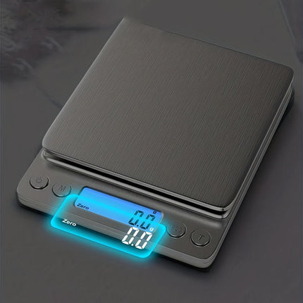 Food Scale, Kitchen Scale — Digital Weight Display in Grams and Ounces, High-Precision Electronic Scale.3000G/0.1G.