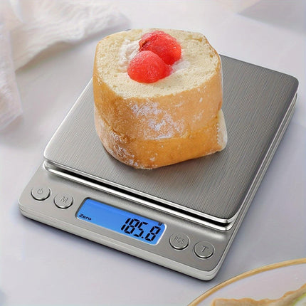 Food Scale, Kitchen Scale — Digital Weight Display in Grams and Ounces, High-Precision Electronic Scale.3000G/0.1G.