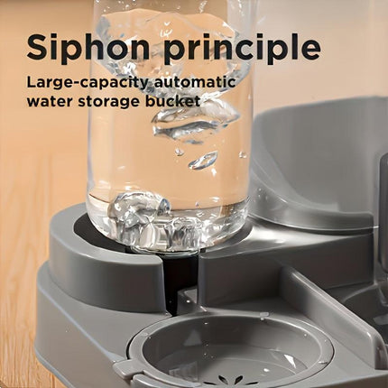 Grey Edition: The Smart Siphon Bucket that Autofills & Stops, Saving Water Effortlessly.