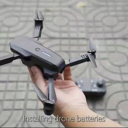 **E88 PRO All-in-One Gesture-Controlled Aerial Drone | Dual Adjustable HD Cameras + 3-Speed Wind Resistance + Touch-Free Operation, Smart Tracking with One-Click Editing, Perfect for Beginners and Outdoor Creativity**.
