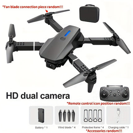 **E88 PRO All-in-One Gesture-Controlled Aerial Drone | Dual Adjustable HD Cameras + 3-Speed Wind Resistance + Touch-Free Operation, Smart Tracking with One-Click Editing, Perfect for Beginners and Outdoor Creativity**.