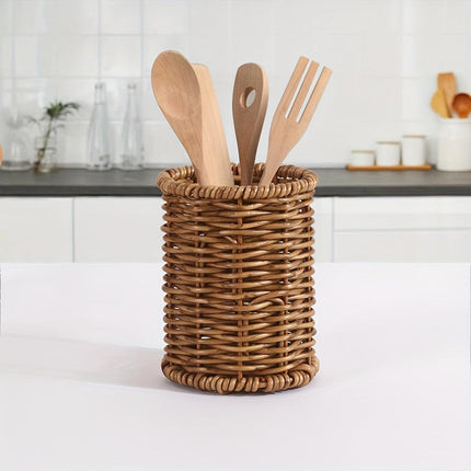 **Japanese Tableware Storage and Drying Basket: Slip-Resistant and Mold-Proof Bottom, Dual Use for Dining and Kitchen, a Simple and Tidy New Storage Choice**.