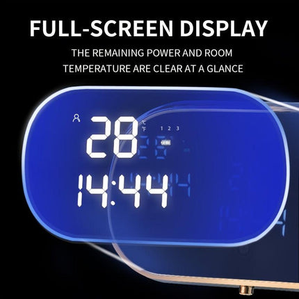 Sensor-Activated Automatic Soap Dispenser, Digital Display Screen, Type-C Charging, Upgraded Infrared Sensing, Extra-Large Battery for Extended Usage, Three-Level Foam Volume Adjustment, Ultra-Fine Foam Hand Soap Dispenser（white）.