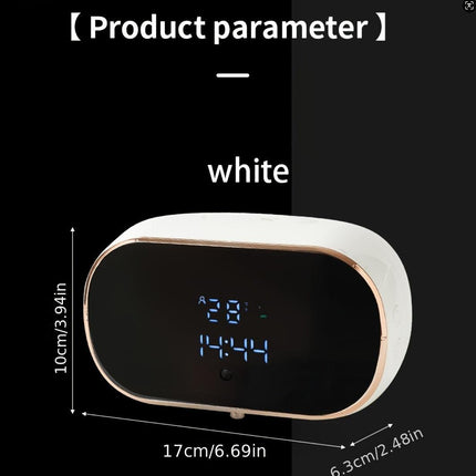 Sensor-Activated Automatic Soap Dispenser, Digital Display Screen, Type-C Charging, Upgraded Infrared Sensing, Extra-Large Battery for Extended Usage, Three-Level Foam Volume Adjustment, Ultra-Fine Foam Hand Soap Dispenser（white）.