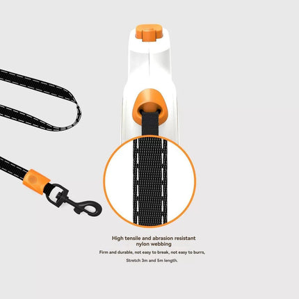 Safe Dog Walking: Anti-Pull Leash with Quick Stop for Aussie Pets Christmas gift  Rope length（5m/16.4ft）.