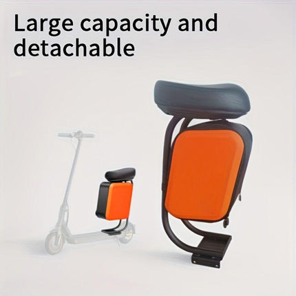 Electric Scooter Upgraded Alloy Luggage Rack! Detachable Storage Box + Ergonomic Seat..
