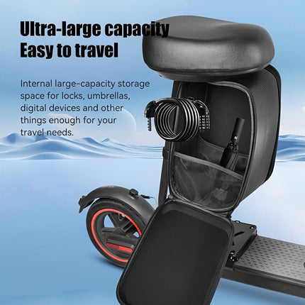 Electric Scooter Upgraded Alloy Luggage Rack! Detachable Storage Box + Ergonomic Seat..