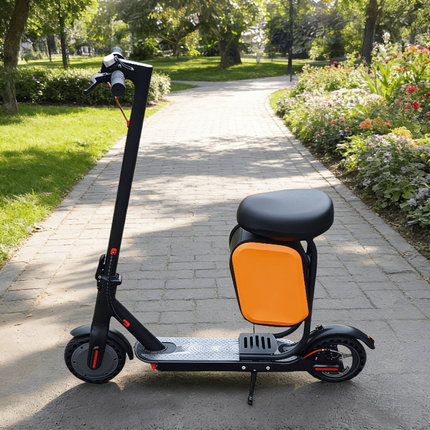 Electric Scooter Upgraded Alloy Luggage Rack! Detachable Storage Box + Ergonomic Seat..