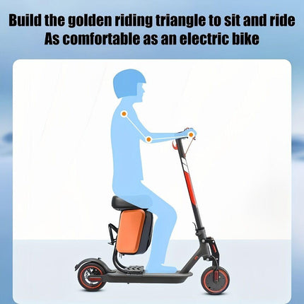 Electric Scooter Upgraded Alloy Luggage Rack! Detachable Storage Box + Ergonomic Seat..