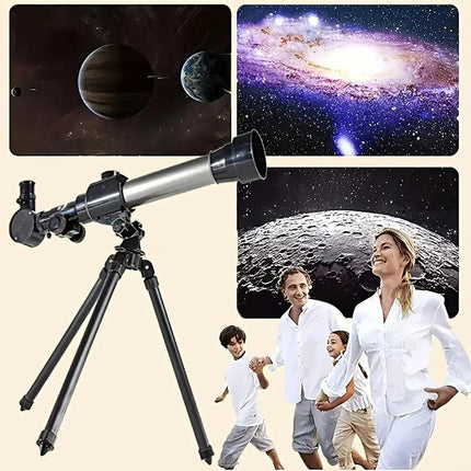 **Entry-Level Quick-Setup Astronomical Telescope | Stable Tripod, Four-Step Star and Landscape Viewing, Clear Sight of Moon and Landmarks, Top Choice for Family Outdoor Exploration**.