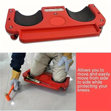 【Three-Level Knee Brace · Scenario-Based Design】Flexible side support, abrasion-resistant cushioning, extended stability—specially designed for sports and labor, offering comprehensive knee protection to empower your free movement and peace of mind!(Red).