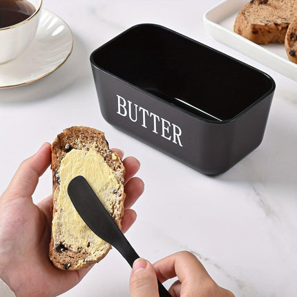 BLUE **Food-Grade PP Large Butter Keeper with Cutting Blade | Airtight, Drying-Resistant, Easy to Slice – Long-Lasting Freshness, Your Kitchen & Baking Essential Helper**.