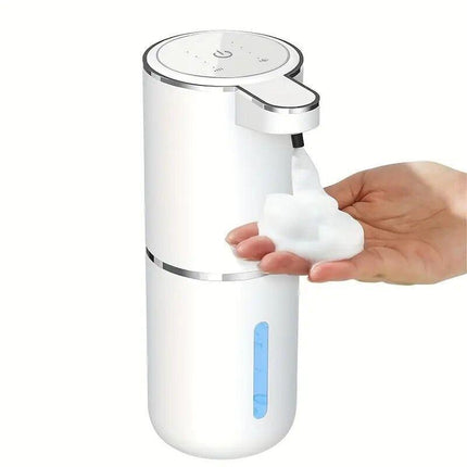 380ml touchless sensor automatic soap dispenser - wall-mounted, rechargeable lithium battery, USB charging, modern black design, suitable for bathroom and kitchen, bathroom soap dispenser | modern soap dispenser | touchless soap dispenser.
