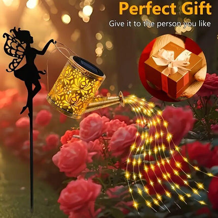 A pcs Christmas-Themed Outdoor Solar String Lights | Waterproof & Durable with Smart Light Sensor | Ideal for Garden/Balcony/Window Decoration & Party/Festival Atmosphere.