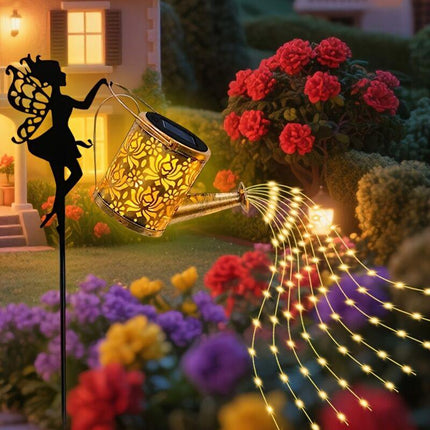 A pcs Christmas-Themed Outdoor Solar String Lights | Waterproof & Durable with Smart Light Sensor | Ideal for Garden/Balcony/Window Decoration & Party/Festival Atmosphere.