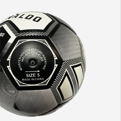 5th fans collect gifts Christmas Boxing Day black and white cool football with pump air needle net bag.soccer.