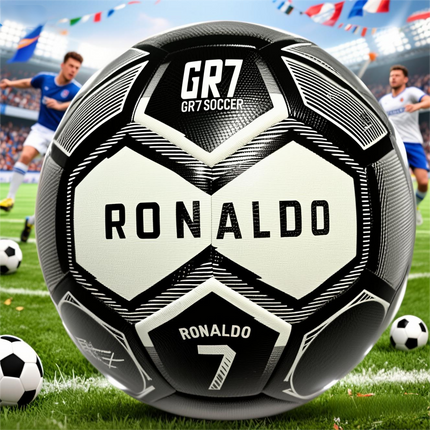 5th fans collect gifts Christmas Boxing Day black and white cool football with pump air needle net bag.soccer.