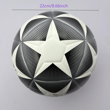 5th STARfootball match training gift hot-blooded youth PU fitting material wear-resistant explosion-proof Christmas Boxing Day (including air needle net bag pump)soccer.