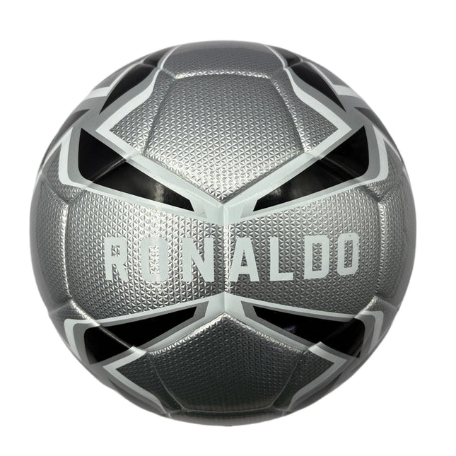 A mirror football with black and white color matching, professional anti-slip and wear-resistant design, exclusive football for fans, three-piece set with net bag, air needle and air pump, the best prize in campus competition, and a sports gift from fathe.