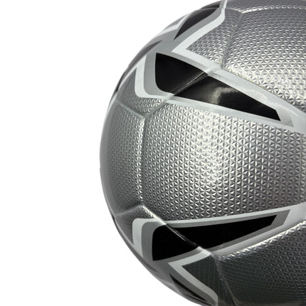 A mirror football with black and white color matching, professional anti-slip and wear-resistant design, exclusive football for fans, three-piece set with net bag, air needle and air pump, the best prize in campus competition, and a sports gift from fathe.