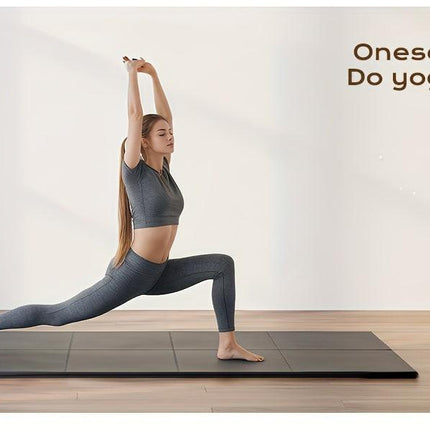 Thickened Foldable Fitness Mat｜Anti-Slip Home Exercise Mat for Treadmill and Yoga, Multi-Functional Silent Floor Protector.