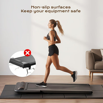 Thickened Foldable Fitness Mat｜Anti-Slip Home Exercise Mat for Treadmill and Yoga, Multi-Functional Silent Floor Protector.