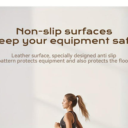 Thickened Foldable Fitness Mat｜Anti-Slip Home Exercise Mat for Treadmill and Yoga, Multi-Functional Silent Floor Protector.