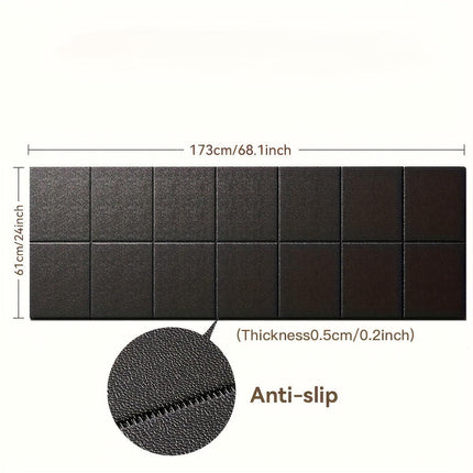 Thickened Foldable Fitness Mat｜Anti-Slip Home Exercise Mat for Treadmill and Yoga, Multi-Functional Silent Floor Protector.