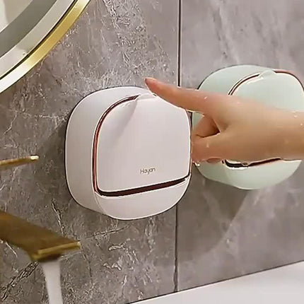 No-Drill High-End Drain Household Soap Holder, Waterproof ABS Soap Dish Organizer, Suitable for Bathrooms and Shower Rooms, Bathroom Accessory, Ideal Choice for Soap Dish and Soap Holder(LIGHT GREEN).