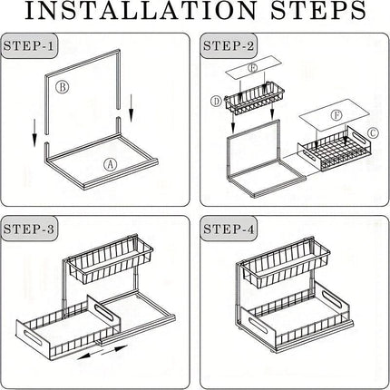 Not Designed for Design, But Designed for Life: Heavy-Duty Metal Frame Holds 50 lbs, Honeycomb Grid Prevents Water Accumulation, Non-Slip Upgraded Suction Cups for Stable Multi-Scenario Storage(Black).