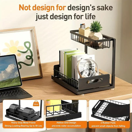 White Not Designed for Design, But Designed for Life: Heavy-Duty Metal Frame Holds 50 lbs, Honeycomb Grid Prevents Water Accumulation, Non-Slip Upgraded Suction Cups for Stable Multi-Scenario Storage.
