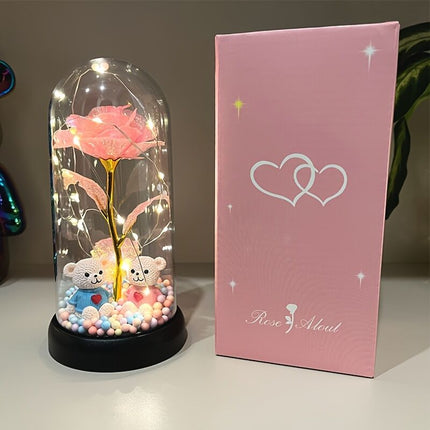 PINK Geometric Desktop Ornament | Light and Shadow Flow, Style Accompanies.