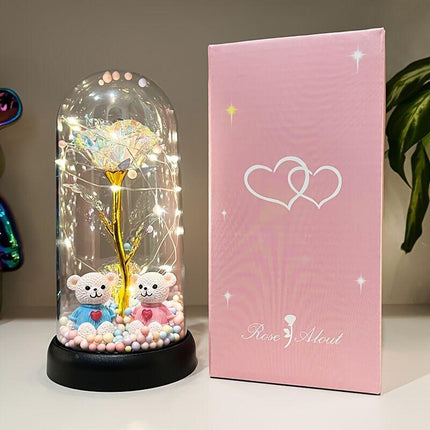 PINK Geometric Desktop Ornament | Light and Shadow Flow, Style Accompanies.