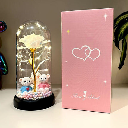 PINK Geometric Desktop Ornament | Light and Shadow Flow, Style Accompanies.