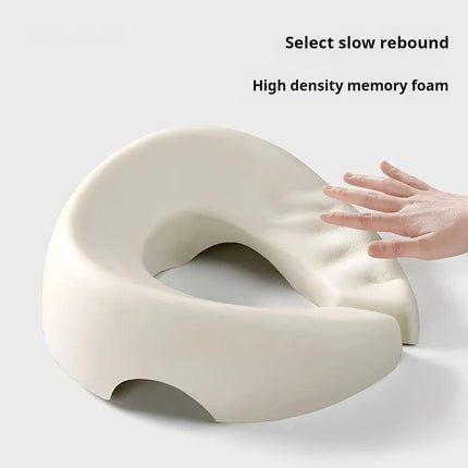 GREY Soft O-shaped/U-shaped Face Pillow for Beauty Salons/Spa Massage, Ergonomic Face Pillow, Multi-functional Suitable for Adult Facial Care and Relaxation, Multi-functional Neck and Face Support Comfort Face Pillow.