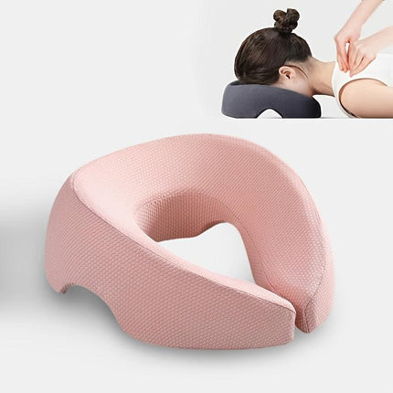 BLUE Soft O-shaped/U-shaped Face Pillow for Beauty Salons/Spa Massage, Ergonomic Face Pillow, Multi-functional Suitable for Adult Facial Care and Relaxation, Multi-functional Neck and Face Support Comfort Face Pillow.