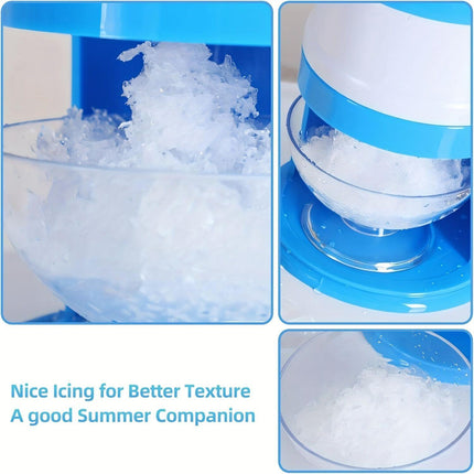 Portable Hand-Cranked Ice Shaver for Home Use: The Smart Choice for Summer Parties and Snow Cone Making.