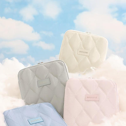 **BEENLOVE Tablet Storage Bag: 180° Full-Open Independent Compartment, Shockproof & Portable, Multifunctional Design**(Pink).