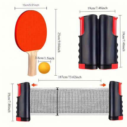Easy-to-Install Durable Racket: 3-Step Assembly, 5-Layer Composite Wood, Ergonomic Non-Slip Grip for Long-Lasting Comfortable Sports Experience.