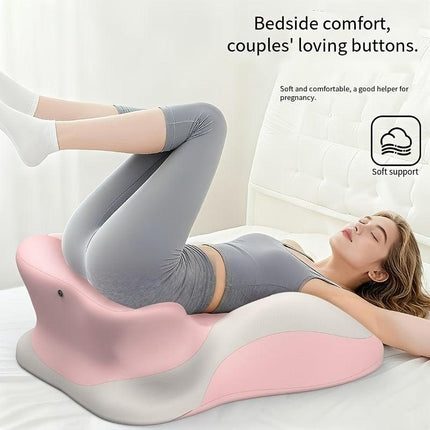 Bed Stomach-Sleep Pillow - Multi-functional Prone Position Pillow for Stomach Sleeping, Phone Use, Reading, Couples Fun Play, Intimacy Aid for Couples, Bed Hip Elevation Tool, Pā Pā Pillow（ black）.