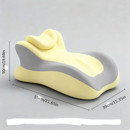 Bed Stomach-Sleep Pillow - Multi-functional Prone Position Pillow for Stomach Sleeping, Phone Use, Reading, Couples Fun Play, Intimacy Aid for Couples, Bed Hip Elevation Tool, Pā Pā Pillow（ black）.