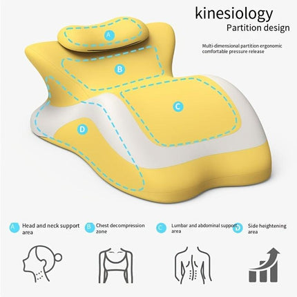 Bed Stomach-Sleep Pillow - Multi-functional Prone Position Pillow for Stomach Sleeping, Phone Use, Reading, Couples Fun Play, Intimacy Aid for Couples, Bed Hip Elevation Tool, Pā Pā Pillow（PINK）.