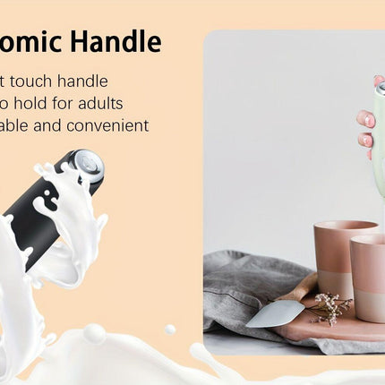**Handheld Electric Frother | 10000 RPM Powerful Motor, One-Touch Start/Stop, Easily Froths, Mixes, and Blends – Your Kitchen Drink Essential Helper**RED.