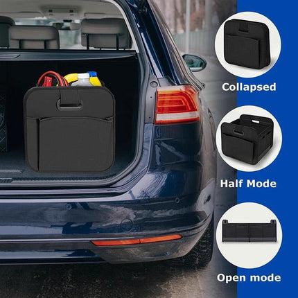 3-in-1 Red Foldable Storage Organizer: Portable, Expandable, with Removable Dividers & 12 Extra Pockets – Your All-in-One Storage Solution.
